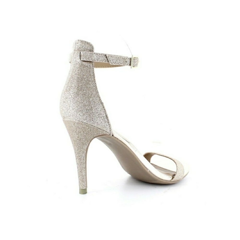 Material Girl Women's Metallic Blaire 12 SandalsS - Picture 2 of 8